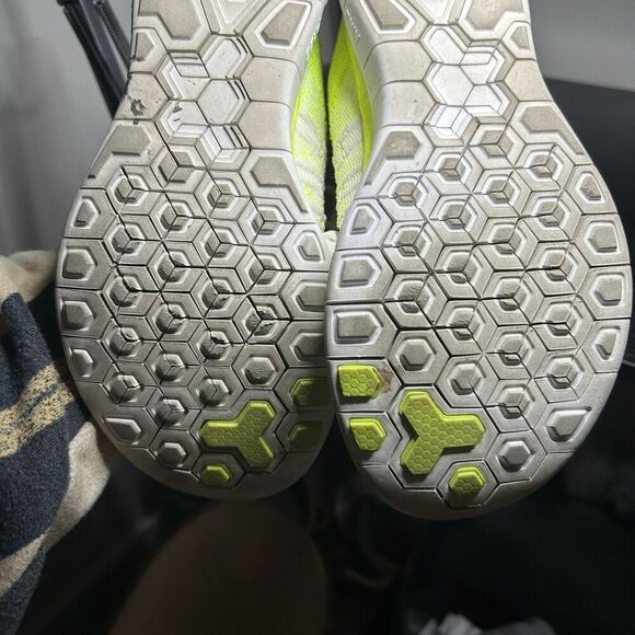 Nike Free 4.0 Flyknit Women's Size 7 Running Shoes Volt White - Picture 15 of 15